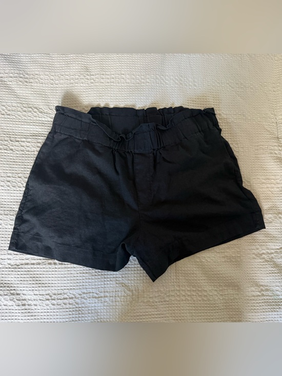 a new day Pants - a new day Black Ruffle Elastic Shorts